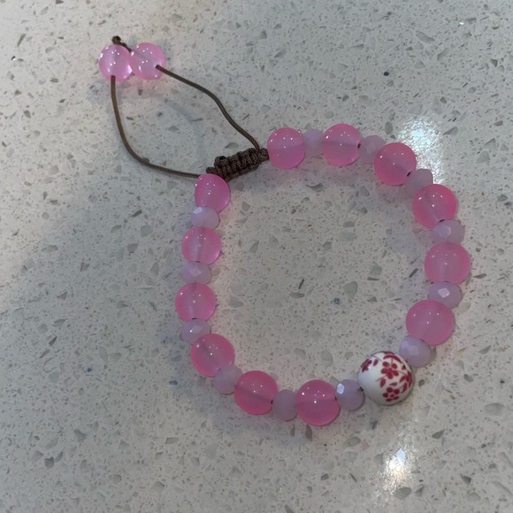 Pink adjustable bracelet - Picture 1 of 2